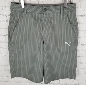 PUMA | DryCell athletic pinstripe golf shorts